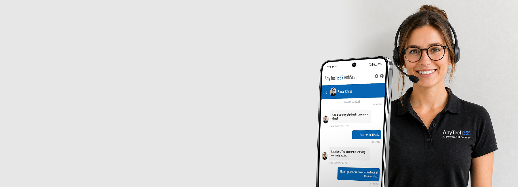 AnyTech365 certified expert support
